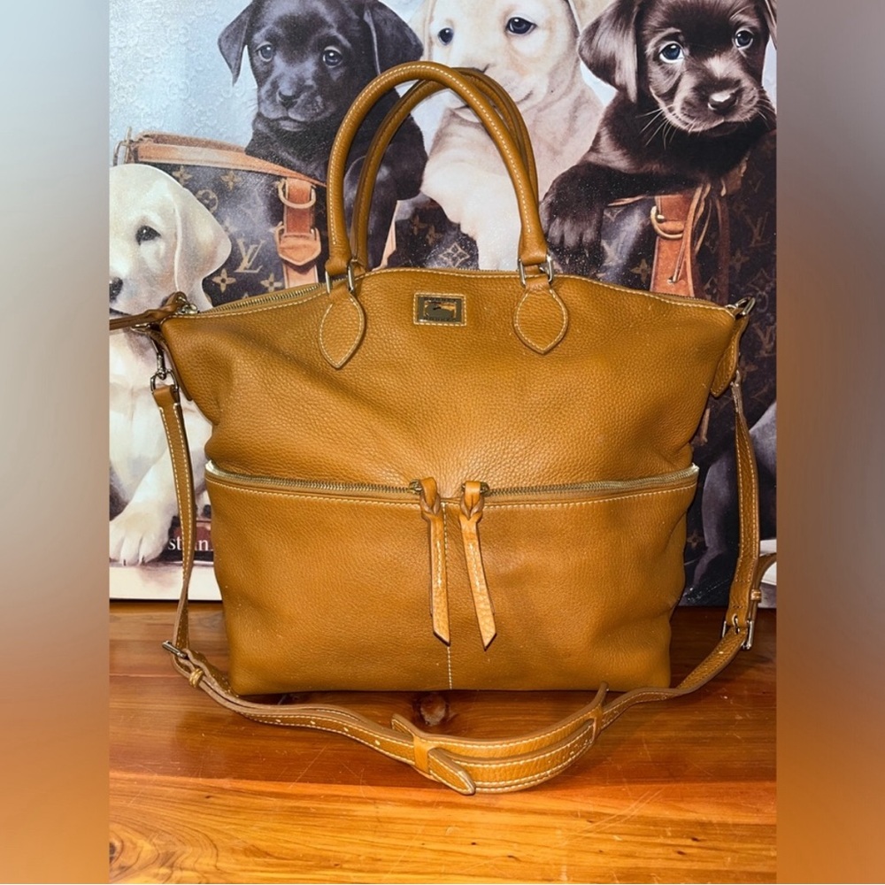 ⭐️HOST PICK⭐️Vintage Dooney & Bourke Archives 2010 Pebble Leather Pocket Satchel
